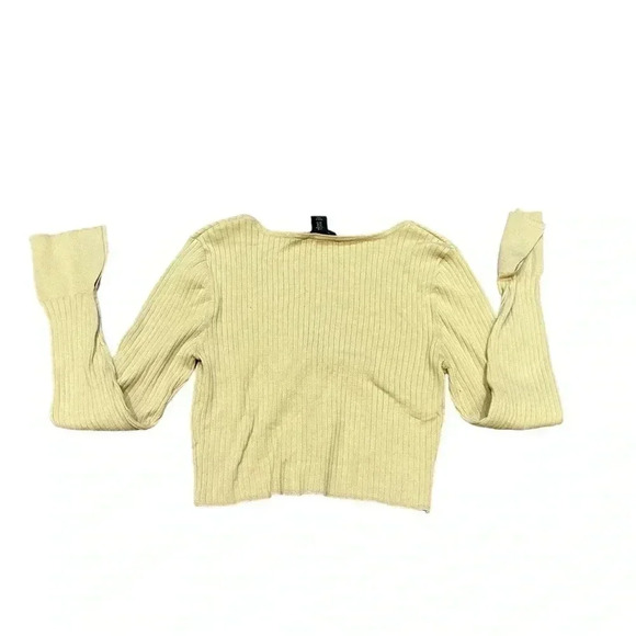 House of Harlow 1960 Tan Ribbed Bodycon Midi Dress + Matching cardigan sz med - Picture 9 of 11